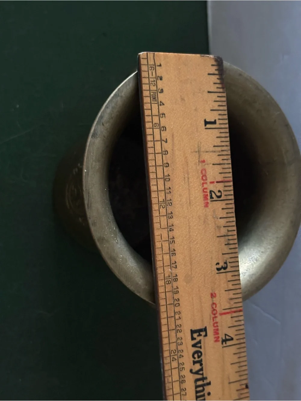 Vintage/Antique?Brass Mortar & Pestal